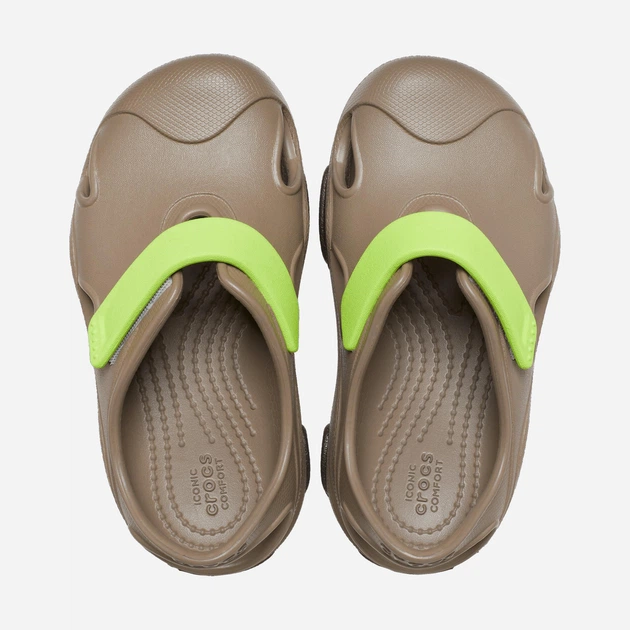 Chodaki chłopięce Crocs All Terrain Fisherman TCR208351 24-25 Brązowe (196265353705) - obraz 3