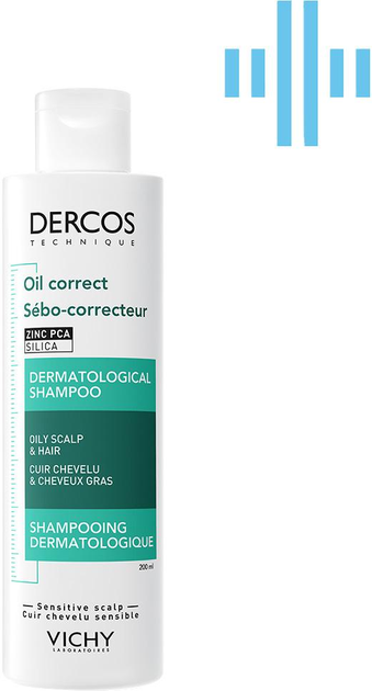 Акція на Дерматологічний шампунь Vichy Dercos Себо-регулюючий для Жирного волосся 200 мл від Rozetka