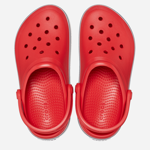 Дитячі крокси для хлопичка Crocs Off Court Clog KCR208477 32-33 Червоні (196265325085) - зображення 3