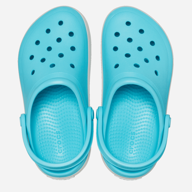 Дитячі крокси для дівчинки Crocs Off Court Clog KCR208477 34-35 Блакитні (196265325016) - зображення 3