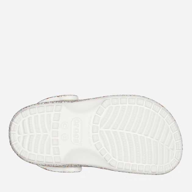 Chodaki dziecięce dla dziewczynki Crocs Classic Sprinkle Glitter Clogt CR208571 22-23 Białe (196265326105) - obraz 5