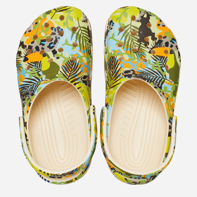 Дитячі крокси-сабо для хлопичка Crocs Classic Far Out Clog TCR208573 22-23 Зелені (196265326419) - зображення 3