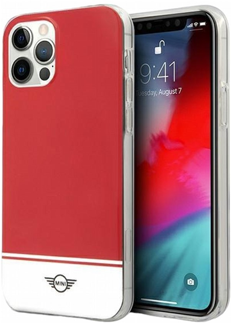 Панель CG Mobile Mini Morris Stripe Collection для Apple iPhone 12 Pro Max Red (3700740490211) - зображення 1