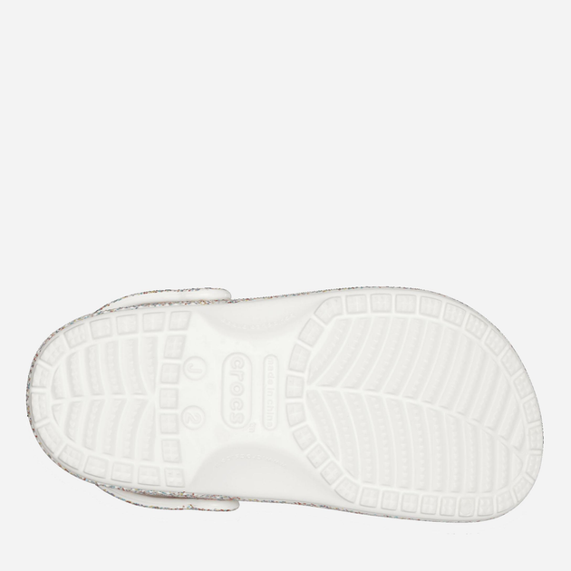 Chodaki dziecięce dla dziewczynki Crocs Classic Sprinkle Glitter Clogk CR208574 28-29 Białe (196265326457) - obraz 6