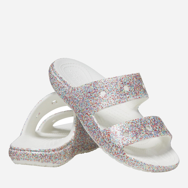 Дитячі шльопанці для дівчинки Crocs Classic Sprinkle Glitter Sndlk CR208584 29-30 Мультиколір (196265328475) - зображення 2