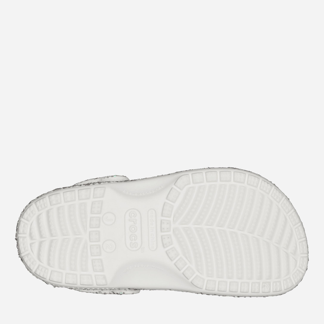 Дитячі крокси-сабо для дівчинки Crocs Classic Starry Glitter Clog KCR208619 33-34 Білі (196265332960) - зображення 5