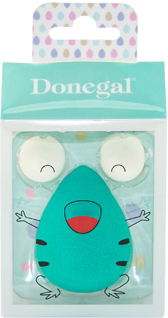Набір спонжів для макіяжу 2+1 Donegal Sweet Blending Sponge Frog 4333 (5907549243330) - зображення 1