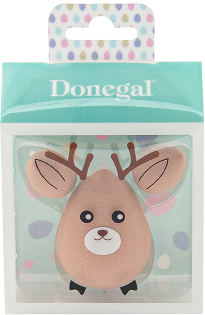 Набір спонжів для макіяжу 2 + 1 Donegal Sweet Blending Sponge Deer 4335 (5907549243354) - зображення 1