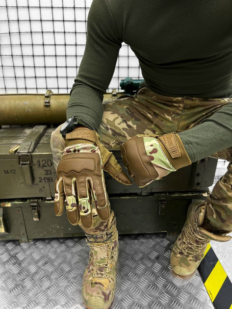 Тактичні рукавички M-Pact Tactical Gloves Multicam Elite S - зображення 1