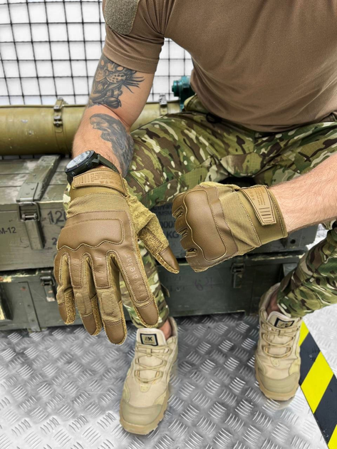 Тактичні рукавички Coyote Tactical Gloves Elite M - изображение 1