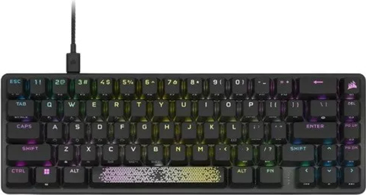 Клавіатура дротова Corsair K65 Pro Mini RGB 65% Optical-Mechanical USB Чорна (CH-91A401A-NA) - зображення 4