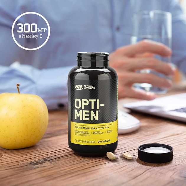 Мультивітаміни для активних чоловіків Optimum Nutrition Opti-Men (240 таблеток на 80 днів) - Фото 6 Мультивітаміни для активних чоловіків Optimum Nutrition Opti-Men (240 таблеток на 80 днів) - зображення 6
