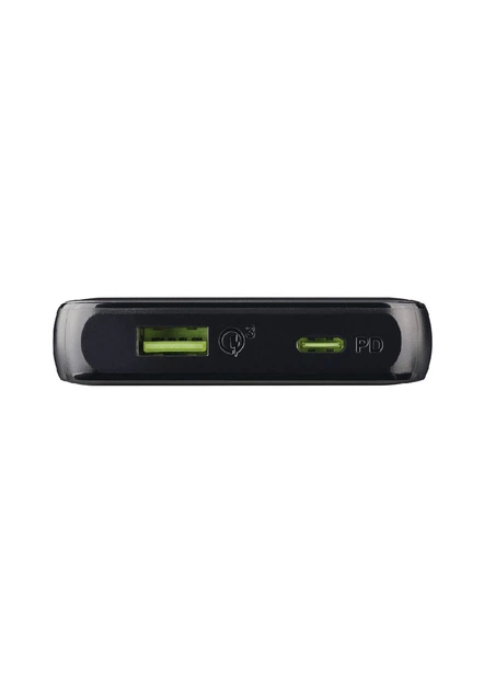 Універсальна мобільна батарея з функцією швидкого заряджання Powerbank 10 000 mAh чорний TRONIC - зображення 5