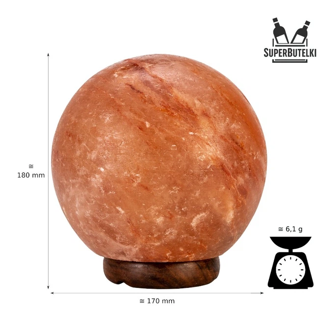 Соляная лампа Ogrody 3065435 6 кг - изображение 2