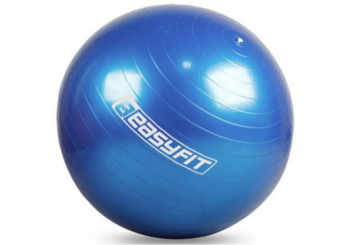 Мяч для фитнеса EasyFit 55 см синий – фото, отзывы, характеристики в ...