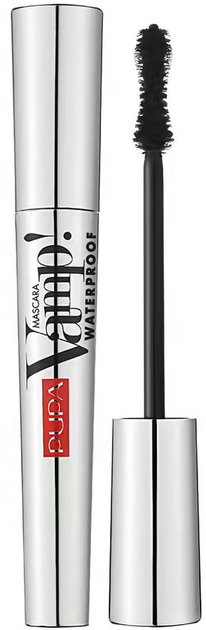 Tusz do rzęs Pupa Milano Vamp Waterproof Mascara 001 Black wodoodporny 9 ml (8011607234431) - obraz 1