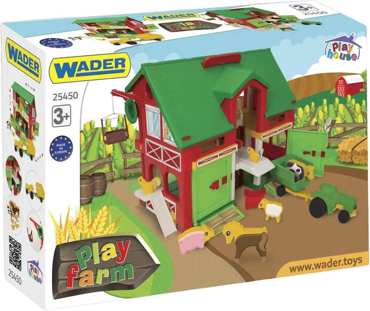 Zestaw do gry Wader Play House Farma 30x37 cm (5900694254503) - obraz 1