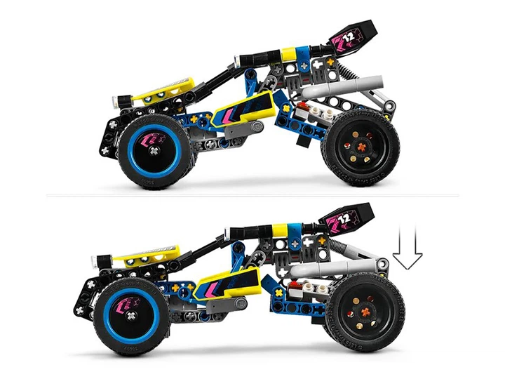 Конструктор Lego Technic Off-Road Race Buggy (42164) - Фото 6 Конструктор Lego Technic Off-Road Race Buggy (42164) - изображение 6