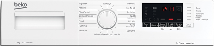 Pralka Beko WUE7512WWE - obraz 4