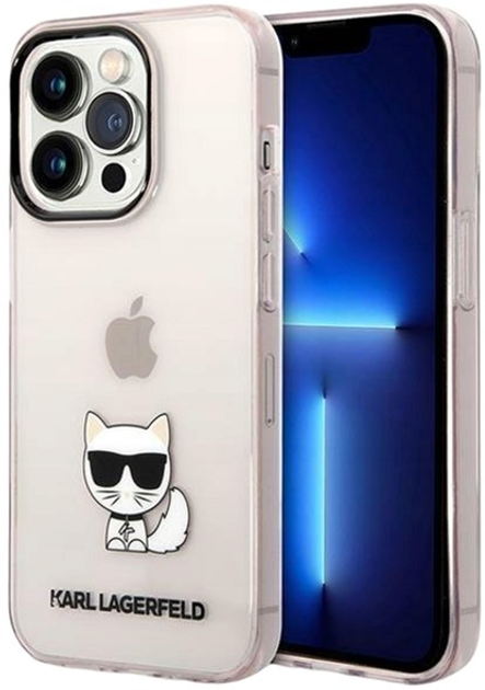 Панель Karl Lagerfeld Choupette Body для Apple iPhone 14 Pro Max Transparent (3666339076504) - зображення 1