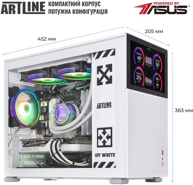Комп'ютер ARTLINE Gaming D31 White Windows 11 Home (D31Whitev35Win) - зображення 6
