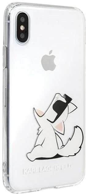 Панель Karl Lagerfeld Choupette Fun для Apple iPhone X/Xs Transparent (3700740435984) - зображення 3