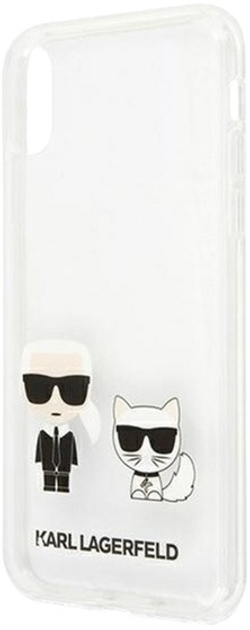 Панель Karl Lagerfeld Karl&Choupette для Apple iPhone X/Xs Transparent (3700740494189) - зображення 3
