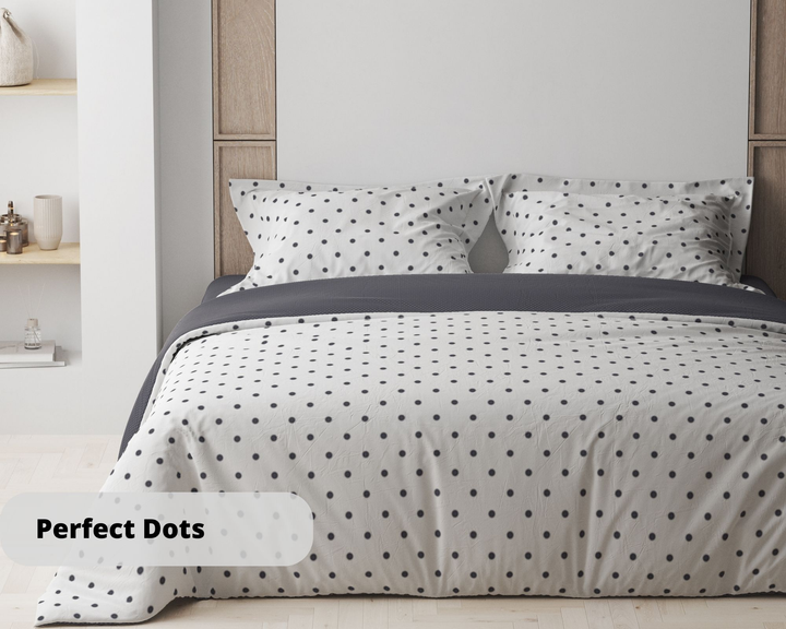 Акція на Комплект постільної білизни ТЕП Сімейний 150x215 см x 2 шт Perfect Dots Ранфорс (2-00882_28332) від Rozetka