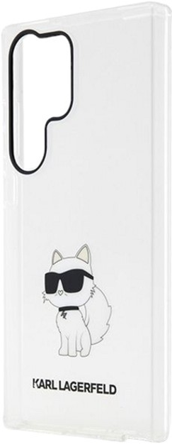 Etui Karl Lagerfeld Ikonik Choupette do Samsung Galaxy S23 Ultra Transparent (3666339117726) - obraz 3