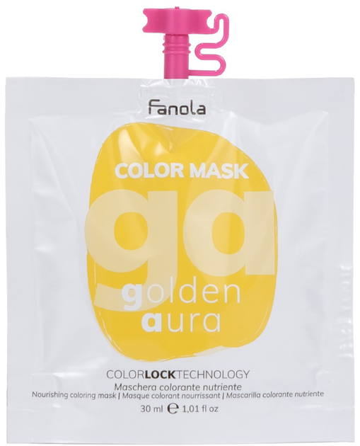 Maska do włosów Fanola Color Mask koloryzująca do włosów Golden Aura 30 ml (8008277761084) - obraz 1