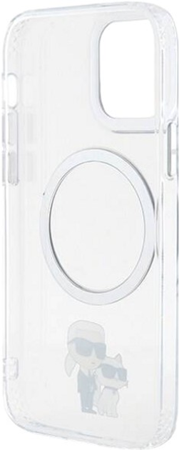 Панель Karl Lagerfeld Iconic Karl&Choupette Magsafe для Apple iPhone 12/ 12 Pro Transparent (3666339170059) - зображення 2