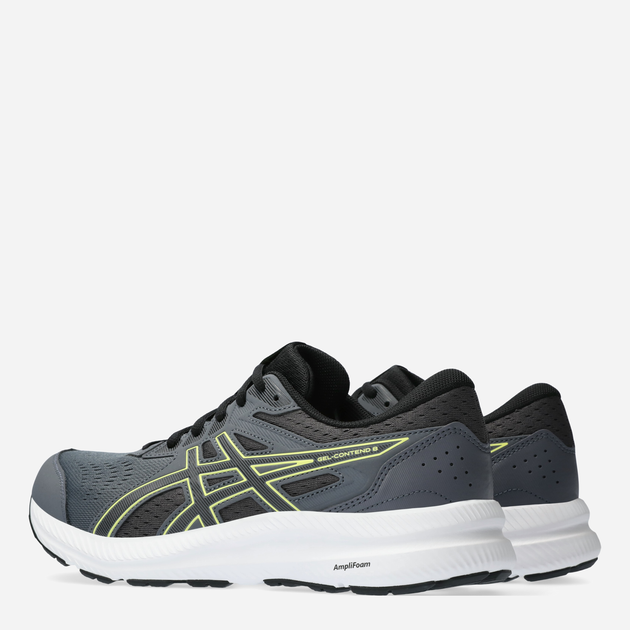 Buty do biegania męskie ASICS Gel-Contend 8 1011B492-026 46.5 (12US) 29.5 cm Szary/Czarny (4550456753358) - obraz 4