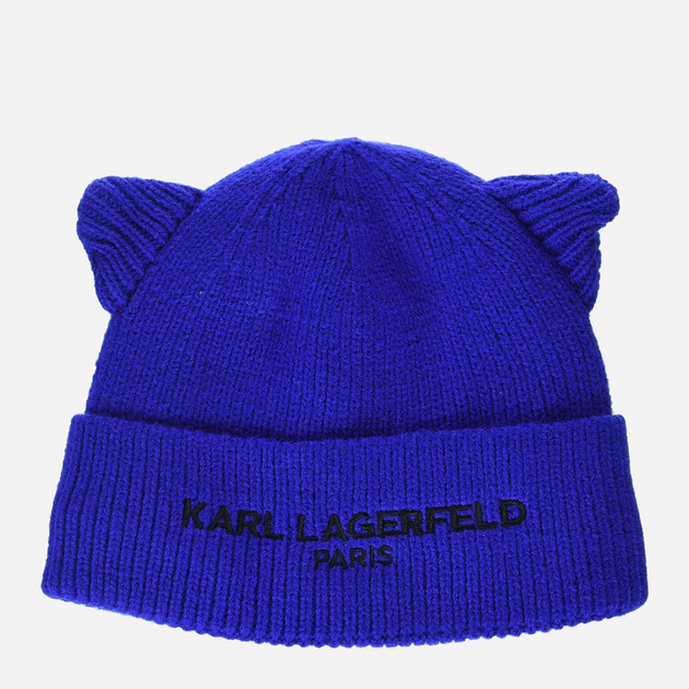 Шапка жіноча Karl Lagerfeld 870590977 One Size Синя від Rozetka на платформі USKIDKA Акція на Шапка жіноча Karl Lagerfeld 870590977 One Size Синя від Rozetka