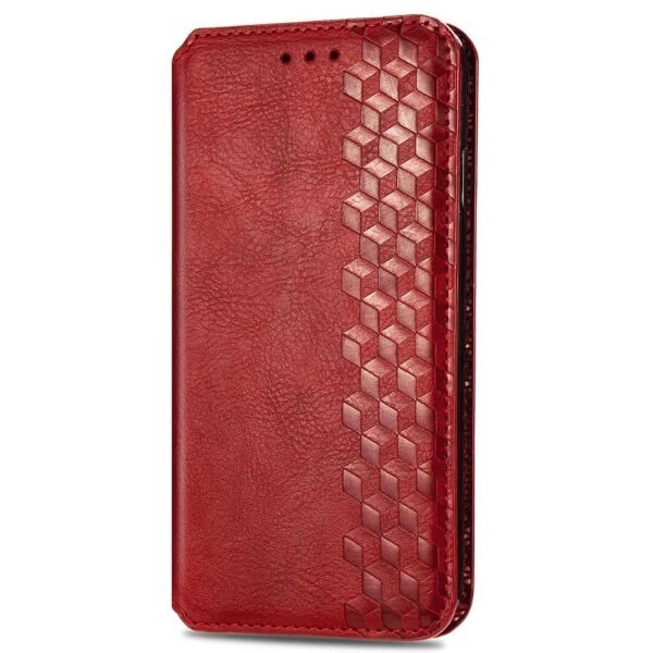 Чехол Deexe Rhombus Wallet для Motorola Moto G54 / G54 Power - Red - изображение 5