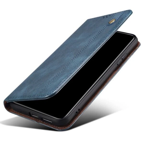 Чохол-книжка з кишеньками UniCase Leather Wallet для Motorola Edge 40 - Blue - зображення 5