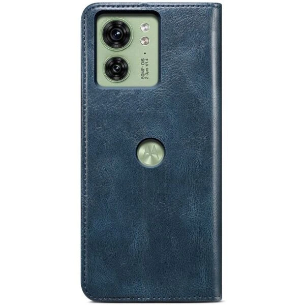 Чохол-книжка з кишеньками UniCase Leather Wallet для Motorola Edge 40 - Blue - зображення 7