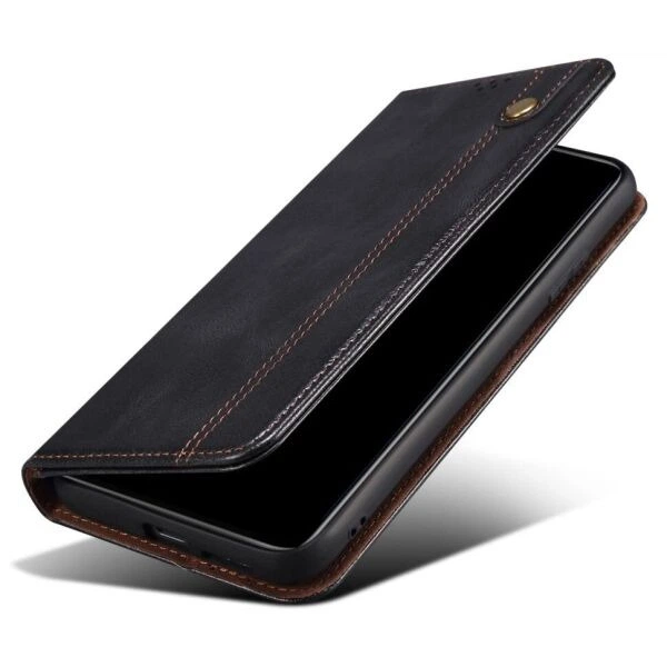 Чехол-книжка с кармашками UniCase Leather Wallet для Motorola Edge 40 Neo - Black - Фото 5 Чехол-книжка с кармашками UniCase Leather Wallet для Motorola Edge 40 Neo - Black - изображение 5