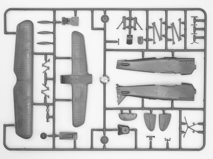 Збірна модель ICM Біплани 1930-1940-х років Не-51A-1, Ki-10-II, U-2/Po-2VS 72210 - Фото 6 Збірна модель ICM Біплани 1930-1940-х років Не-51A-1, Ki-10-II, U-2/Po-2VS 72210 - зображення 6