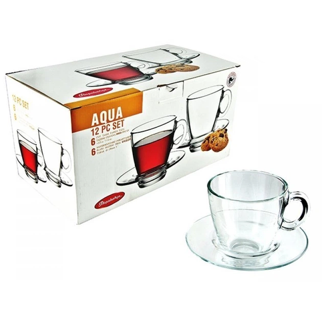 Сервиз чайный Pasabahce Agua 95040 (215 мл, 12 пр) - изображение 4