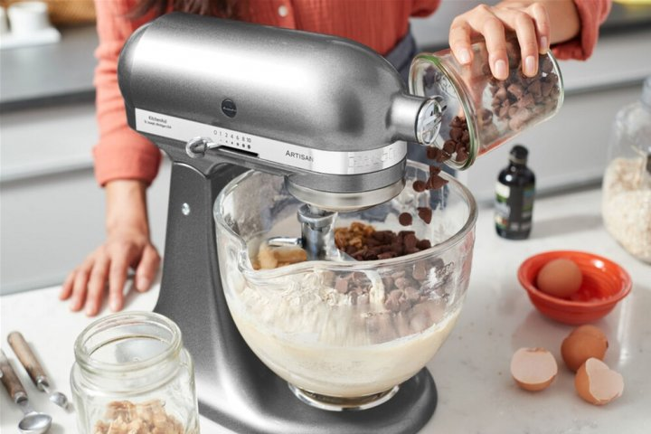 Планетарний міксер KitchenAid Artisan 5KSM185PSEMS з відкидним блоком ...