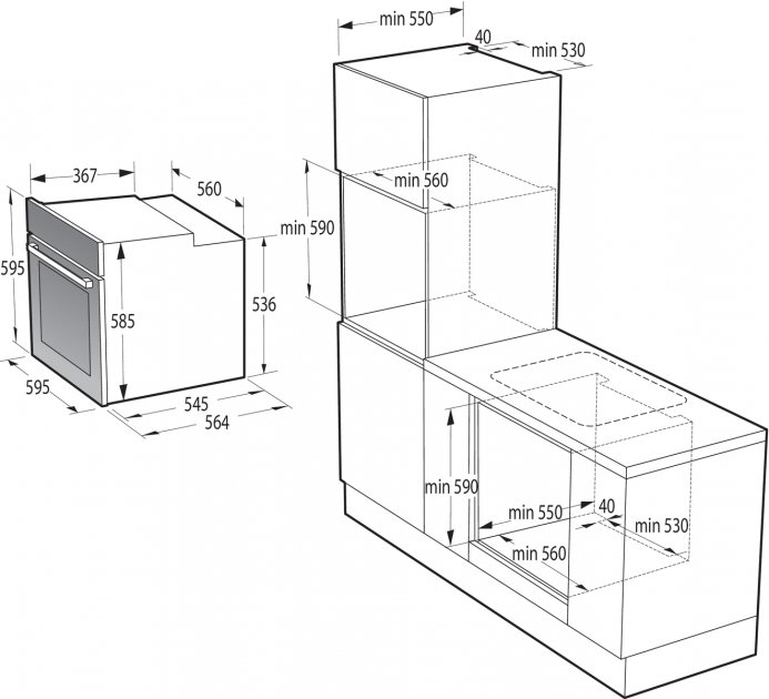 Духовий шафа електрична Gorenje BPS6737E03X - зображення 9