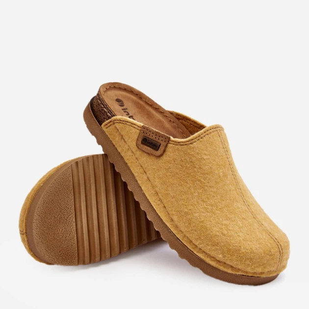 Kapcie domowe damskie z zakrytymi palcami Inblu DJ000010 37 Żółte (5905677966220) - obraz 5