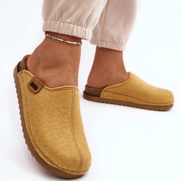 Kapcie domowe damskie z zakrytymi palcami Inblu DJ000010 37 Żółte (5905677966220) - obraz 7