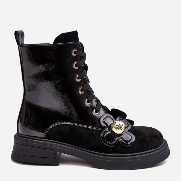 Жіночі зимові черевики високі S.Barski D&A MR870-76 38 Чорні (5905677950199) - зображення 1