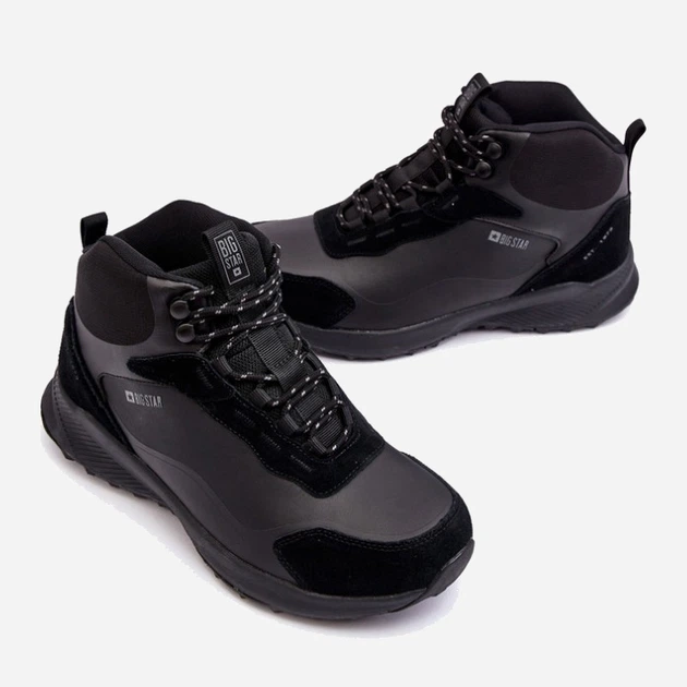 Buty trekkingowe męskie niskie Big Star MM174334 43 Czarne (5900714689520) - obraz 5