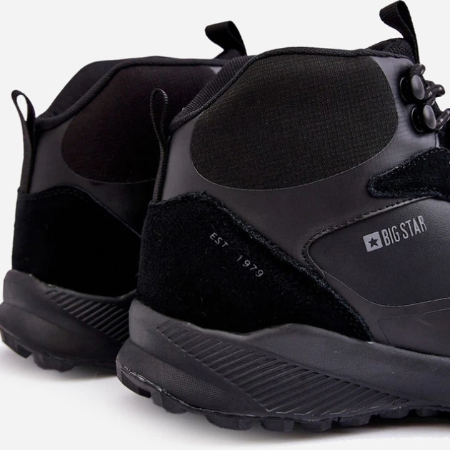 Buty trekkingowe męskie niskie Big Star MM174334 43 Czarne (5900714689520) - obraz 6