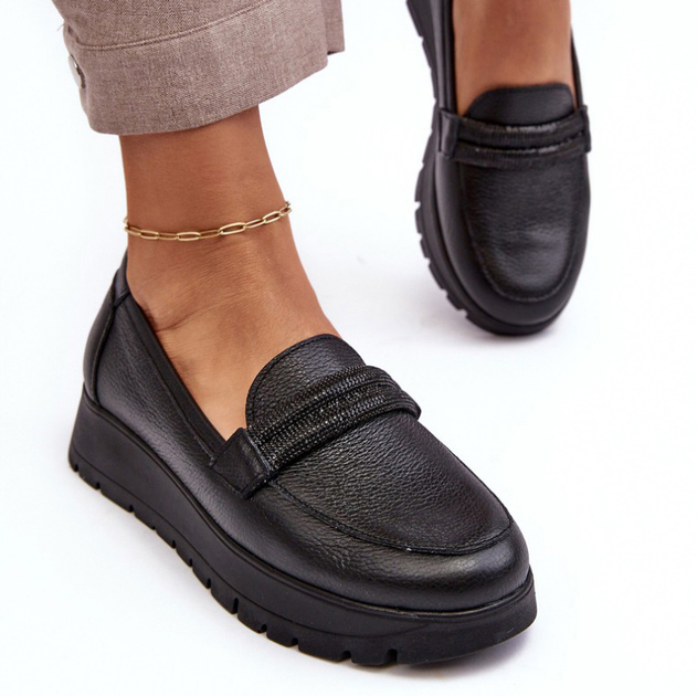 Buty wsuwane damskie Lemar Lehira 37 Czarne (5905677941876) - obraz 7