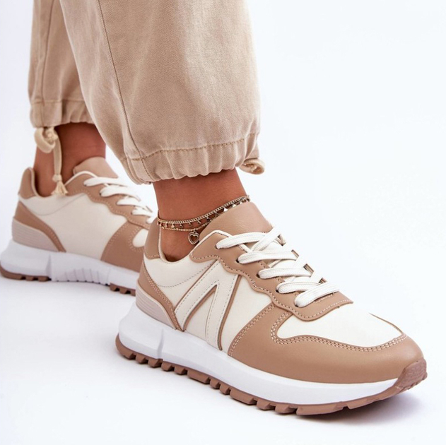Sneakersy damskie Kabama 41 Brązowy/Beżowy (5905677651232) - obraz 6