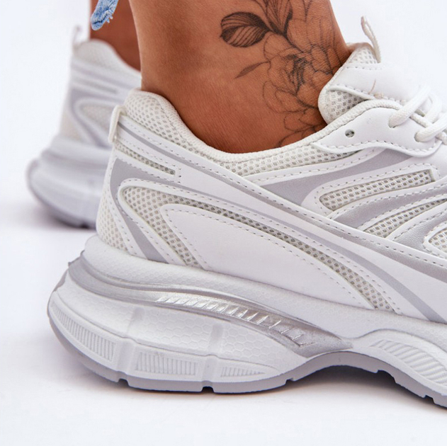 Buty sportowe damskie Emare 41 Białe (5905677438123) - obraz 8