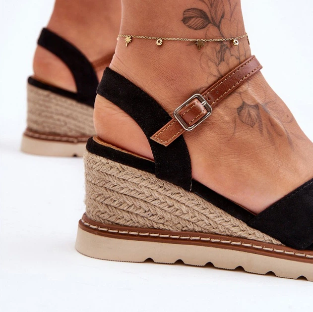 Жіночі босоніжки Celine 37 Чорні (5905677430592) - зображення 6